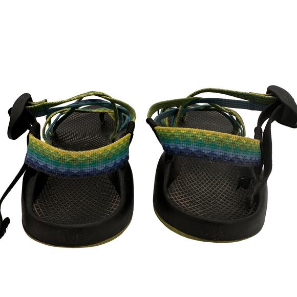 Chaco ZX2 Women's Green & Blue Sports Sandals Size 9 - Picture 5 of 9
